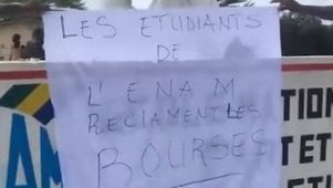 ENAM : les étudiants en colère réclament le paiement de leurs bourses