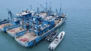 Gabon / Opération Albacore&nbsp;: les autorités saisissent 20 tonnes de produits halieutiques et interpellent 23 membres d’équipage