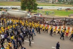 Gabon&nbsp;: le  Chef de l’État accueilli  comme un héros  après un séjour diplomatique aux États-Unis