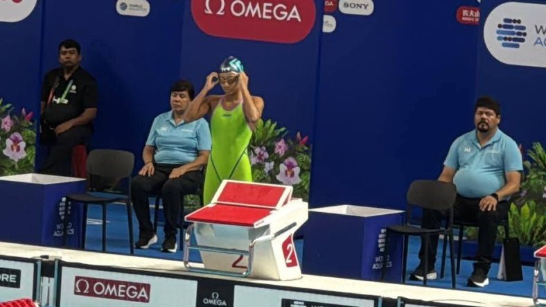 Mondiaux de natation 2025&nbsp;: Noélie Lacour propulse la natation gabonaise sur la scène internationale 