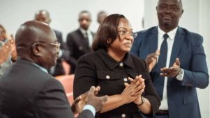 Huguette Yvonne Nyana-Ekoume prend les rênes de la chambre haute 