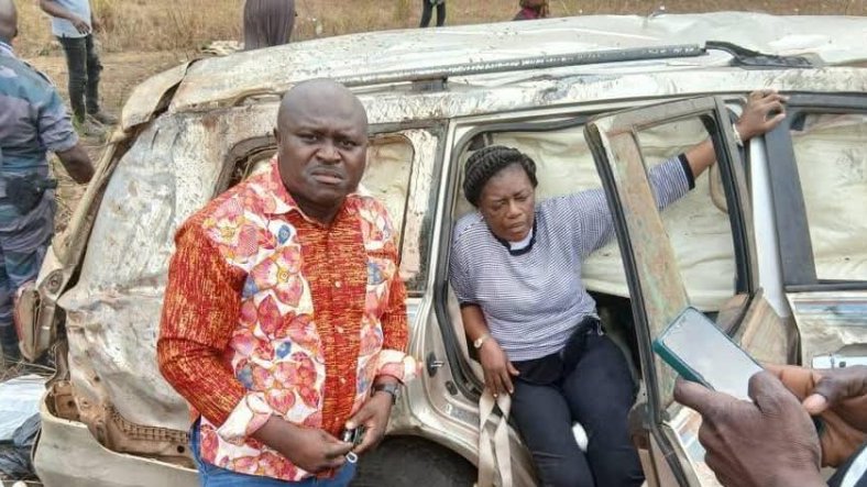 Angélique Ngoma échappe à la mort dans un accident suspect sur l’axe Fougamou-Mouila