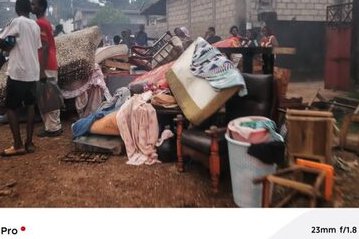 Incendie à Nzeng-Ayong : les sapeurs-pompiers arrivent en retard et sans eau