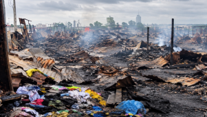 Charbonnages&nbsp;: le feu ravage le marché et laisse les commerçants face à leurs pertes