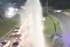 Accident spectaculaire au PK5&nbsp;: une canalisation éventrée, un véhicule pulvérisé, mais aucun blessé grave