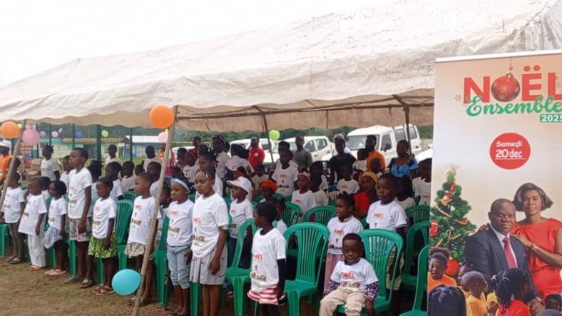 Ogooué-Ivindo/ Ovan&nbsp;: le couple présidentiel au chevet des enfants vulnérables pour Noël
